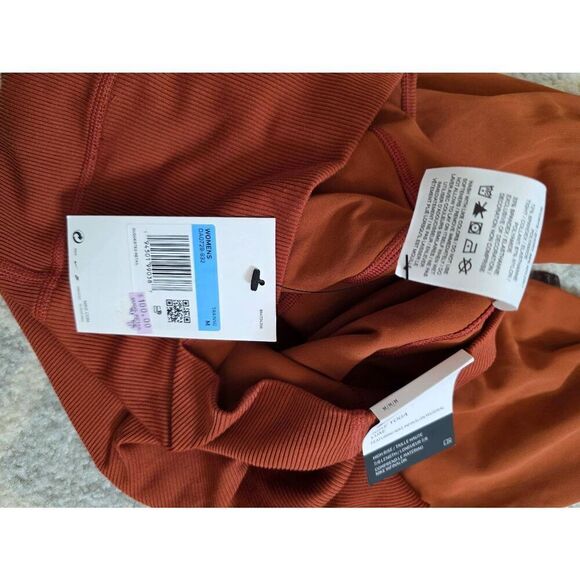 Nike Womens Yoga Luxe Layered 7/8 Leggings, Orange, M NWT - Picture 11 of 12